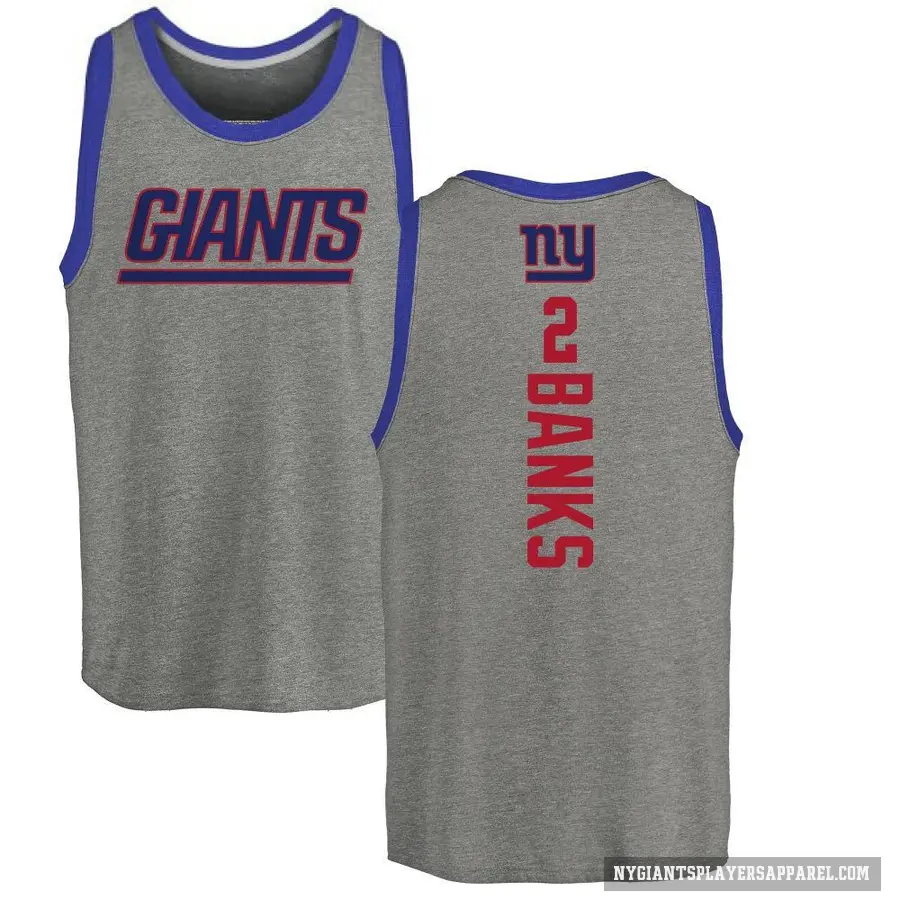 Youth ＃2 Deonte Banks New York Giants Ash Backer Tank Top