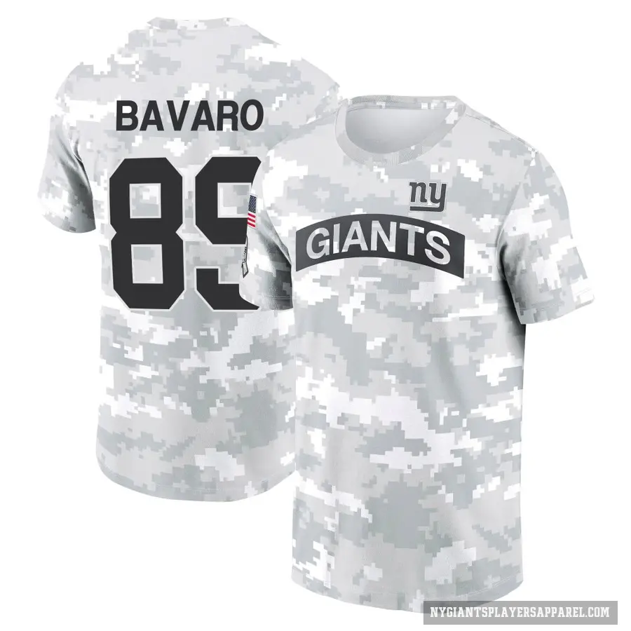 Youth ＃89 Mark Bavaro New York Giants Camo Arctic 2024 Salute to Service Performance T-Shirt