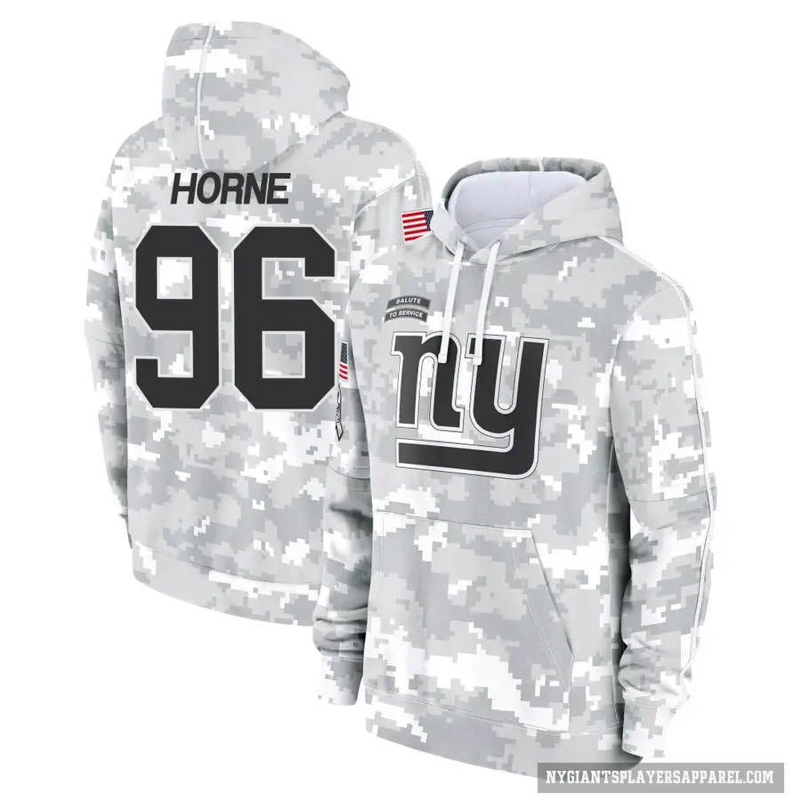 Youth ＃96 Timmy Horne New York Giants Arctic Camo 2024 Salute to Service Club Fleece Pullover Hoodie